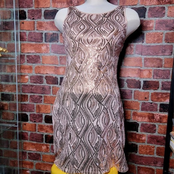 Sequin bodycon evening dress | mini dress size 2 - Picture 1 of 3